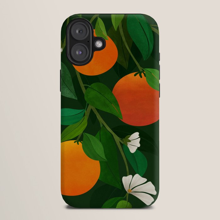 Oranges and Blossoms Botanical Illustration iPhone Case Gallery Image 10