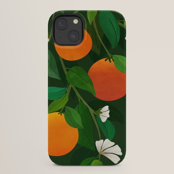 Oranges and Blossoms Botanical Illustration iPhone Case Gallery Image 22