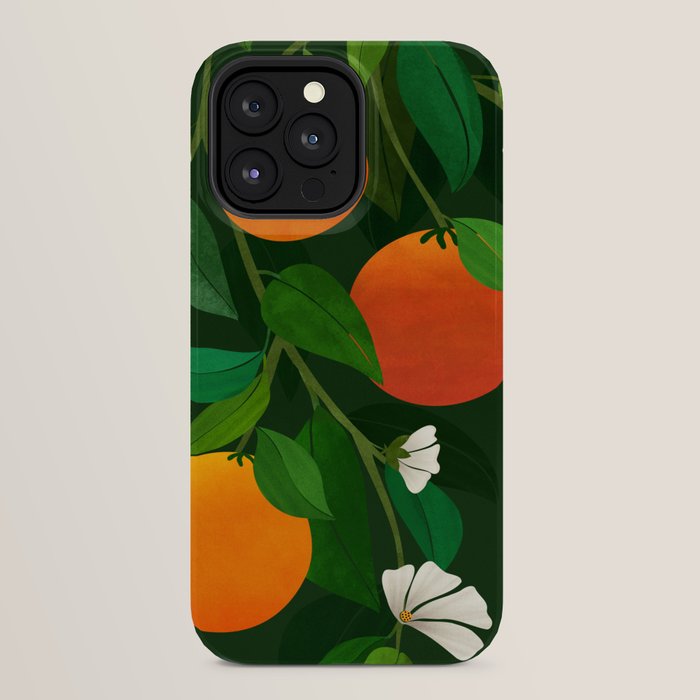 Oranges and Blossoms Botanical Illustration iPhone Case Gallery Image 32