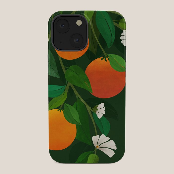 Oranges and Blossoms Botanical Illustration iPhone Case Gallery Image 34