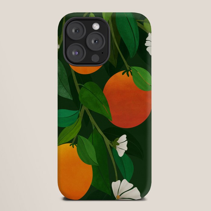 Oranges and Blossoms Botanical Illustration iPhone Case Gallery Image 20