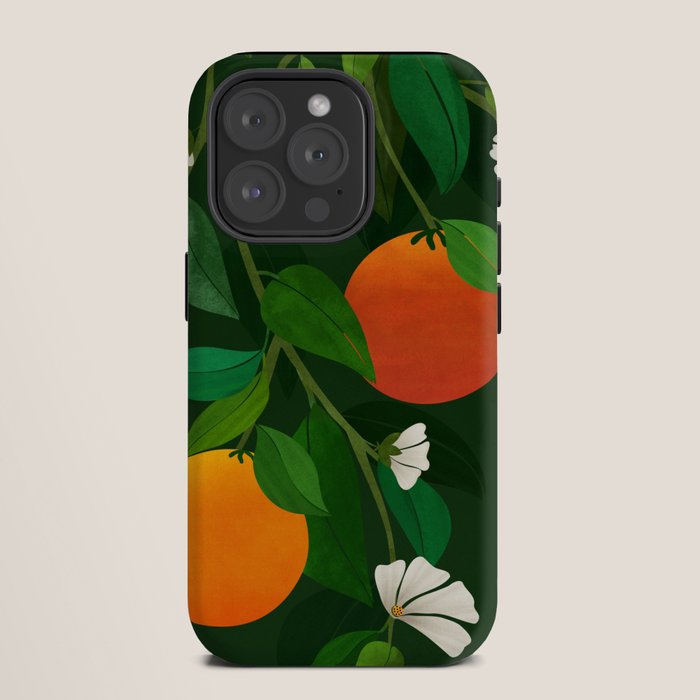Oranges and Blossoms Botanical Illustration iPhone Case Gallery Image 11