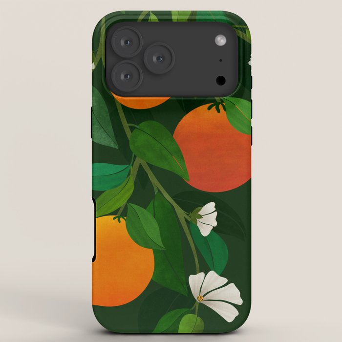 Oranges and Blossoms Botanical Illustration iPhone Case Gallery Image 8