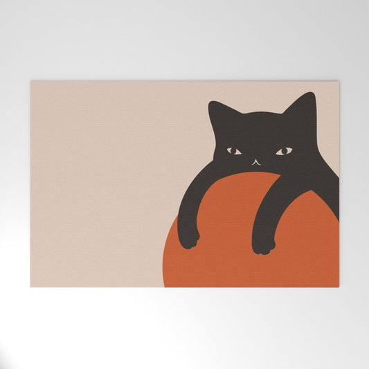Cat Landscape 155 Welcome Mat Gallery Image 1