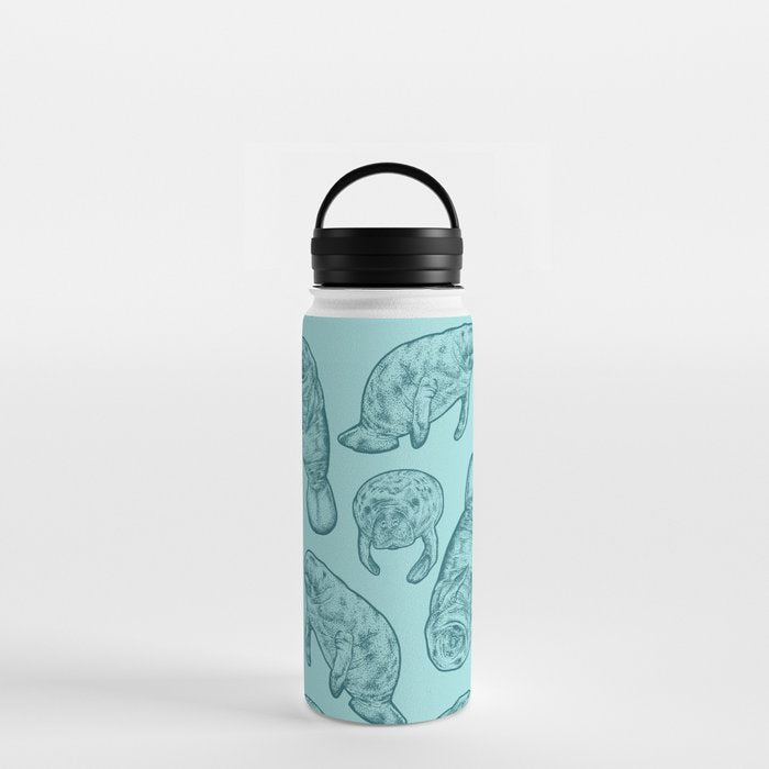 Manatees - Teal Water Bottle Gallery Image 3