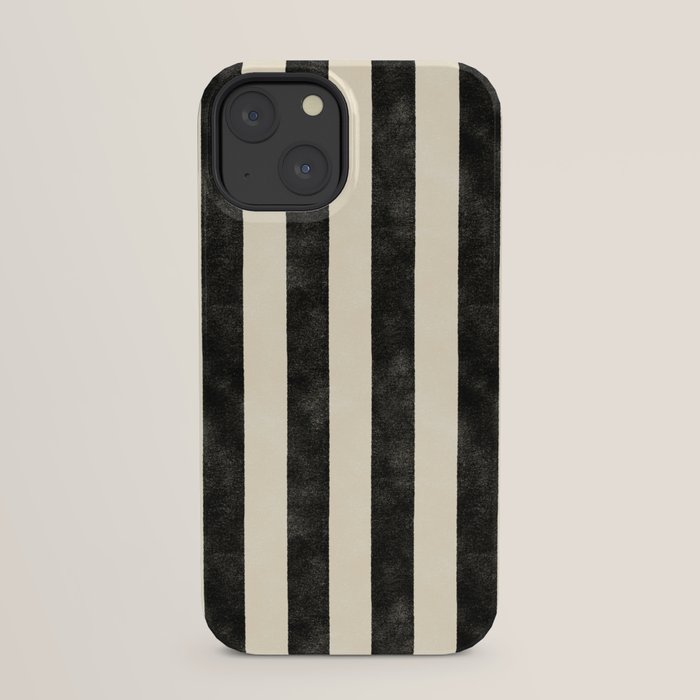 Cabana Stripe - black & cream iPhone Case Gallery Image 21