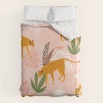 Cheetah chase Duvet Cover Gallery Image 1