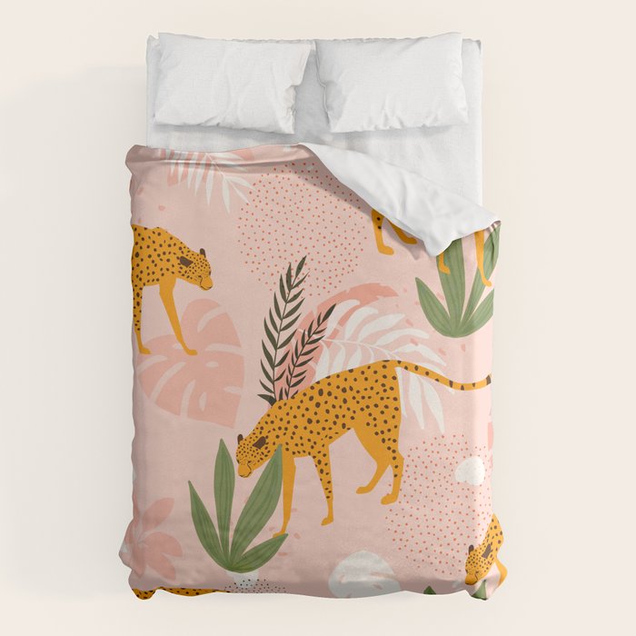 Cheetah chase Duvet Cover Gallery Image 6
