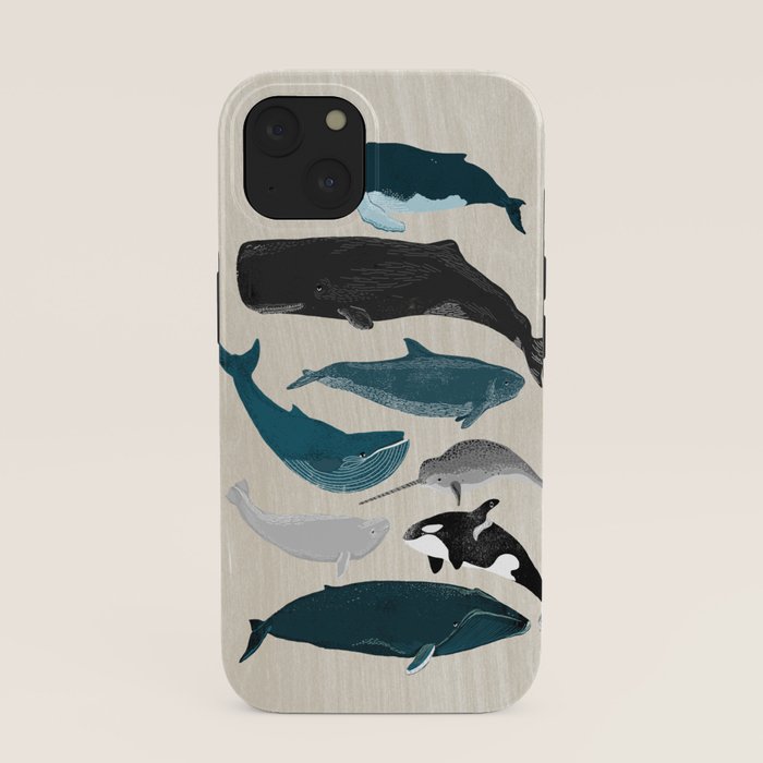 Whales - Pod of Whales Print by Andrea Lauren iPhone Case Gallery Image 37