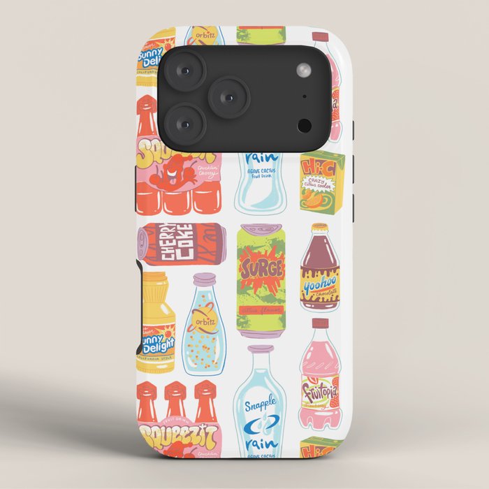 90s Drinks iPhone Case Gallery Image 3