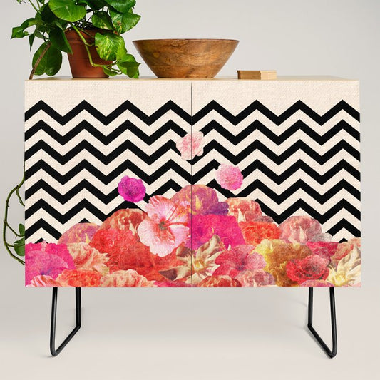 Chevron Flora II Credenza Gallery Image 2