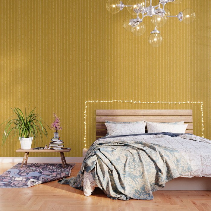 Lines II (Mustard Yellow) Wallpaper Gallery Image 3