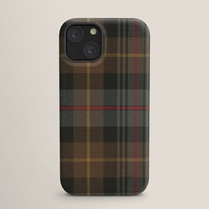 Vintage Brown Gray Tartan Plaid Pattern iPhone Case Gallery Image 17
