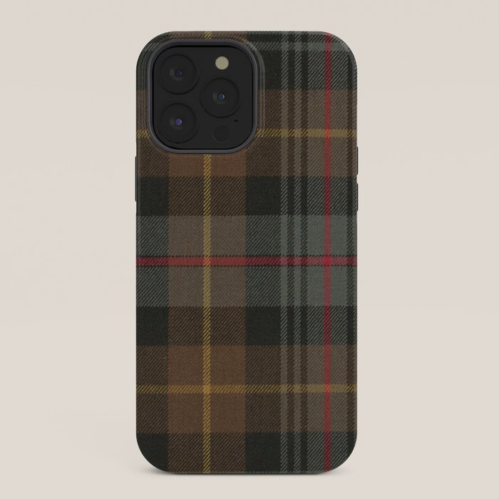 Vintage Brown Gray Tartan Plaid Pattern iPhone Case Gallery Image 36