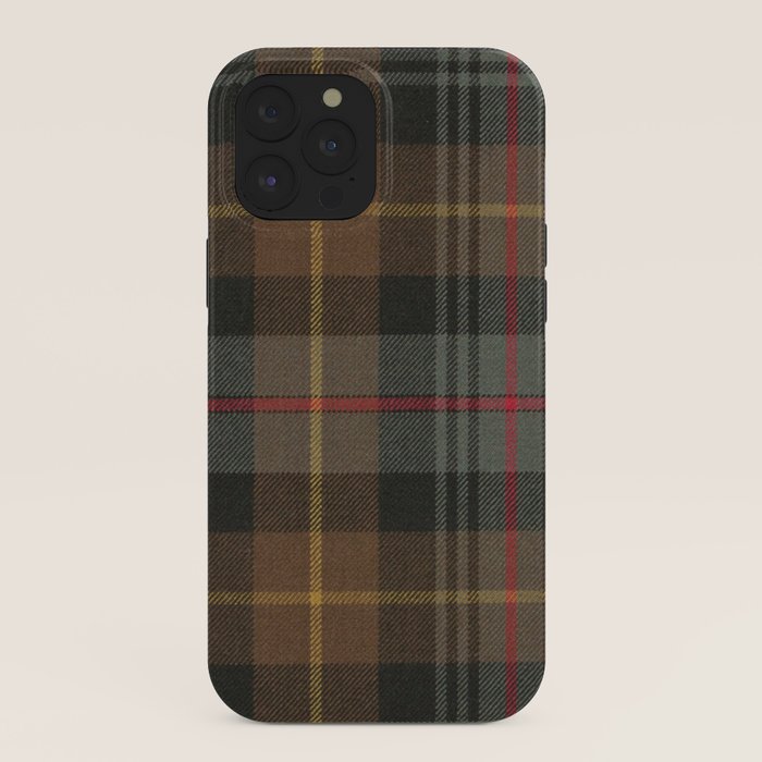 Vintage Brown Gray Tartan Plaid Pattern iPhone Case Gallery Image 40