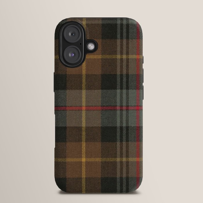 Vintage Brown Gray Tartan Plaid Pattern iPhone Case Gallery Image 13