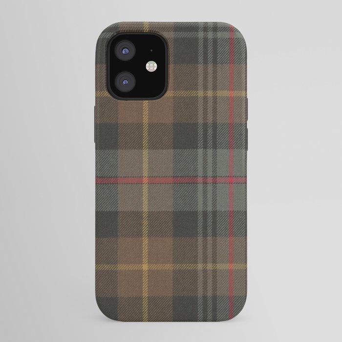 Vintage Brown Gray Tartan Plaid Pattern iPhone Case Gallery Image 41