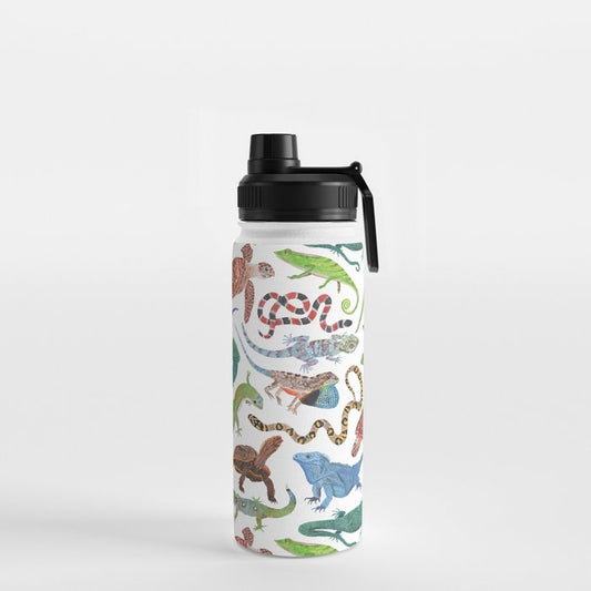 Endangered Reptiles Around the World Water Bottle Gallery Image 2