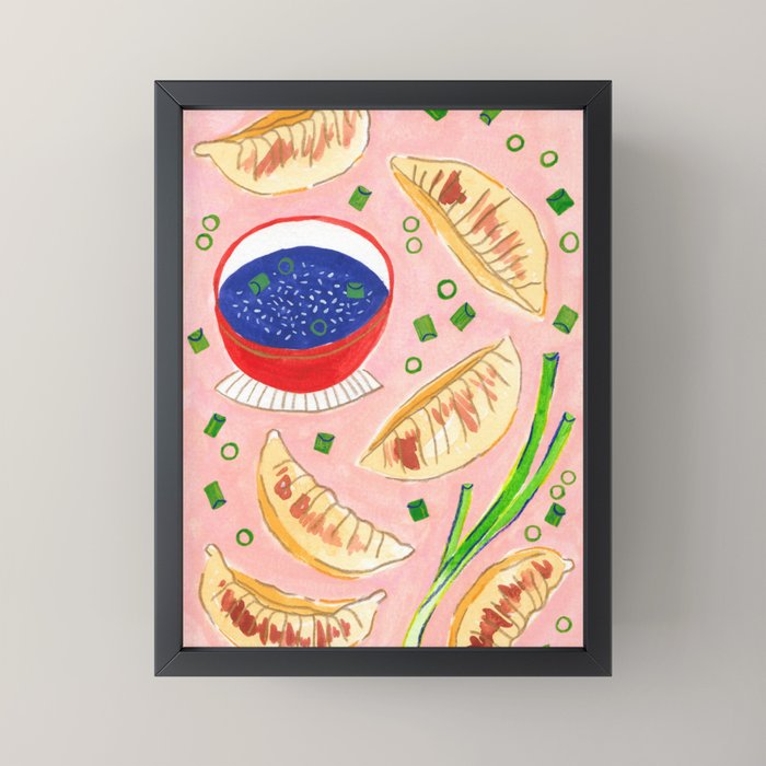 Gyoza Dumplings Mini Art Print Gallery Image 3