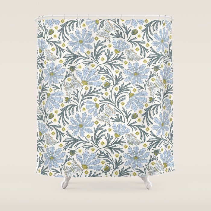Cosmos and stars Shower Curtain Gallery Image 1