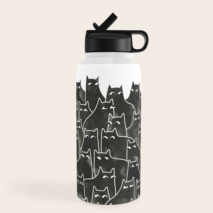 Suspicious Cats Water Bottle Gallery Image 4