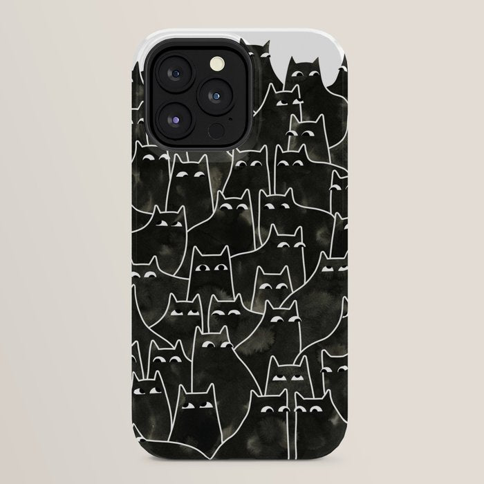 Suspicious Cats iPhone Case Gallery Image 32