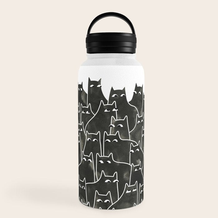 Suspicious Cats Water Bottle Gallery Image 6