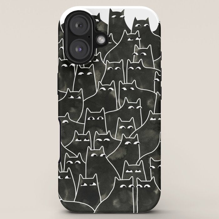 Suspicious Cats iPhone Case Gallery Image 5