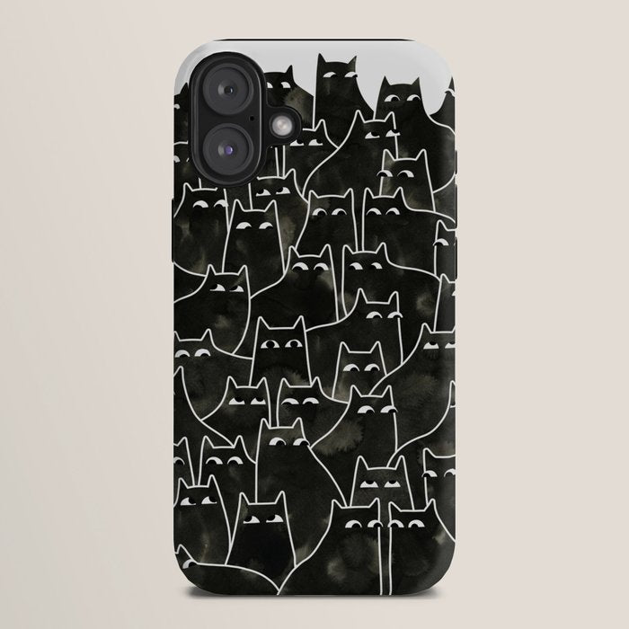Suspicious Cats iPhone Case Gallery Image 10
