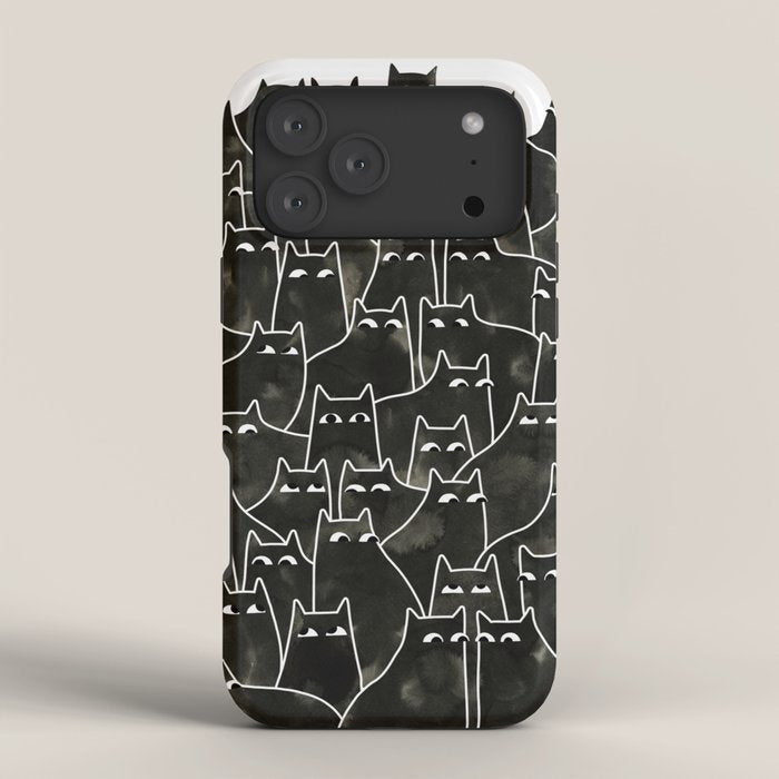 Suspicious Cats iPhone Case Gallery Image 4