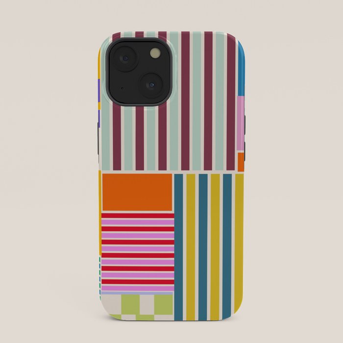 Playful patchwork iPhone Case Gallery Image 33