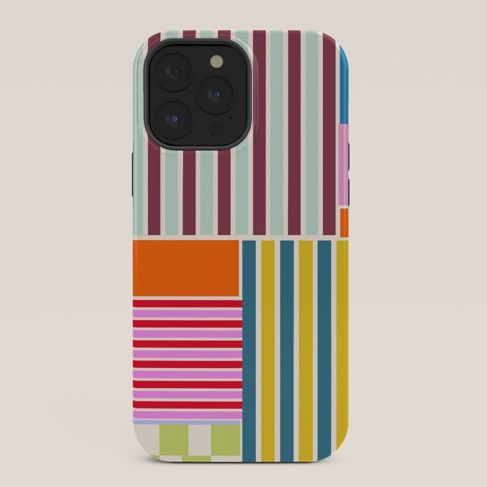 Playful patchwork iPhone Case Gallery Image 36