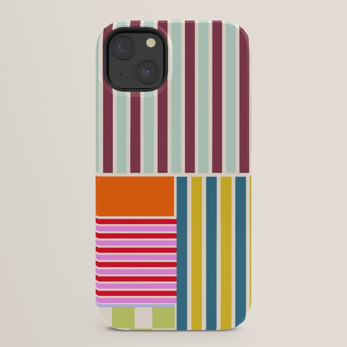 Playful patchwork iPhone Case Gallery Image 22
