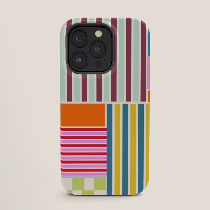 Playful patchwork iPhone Case Gallery Image 27