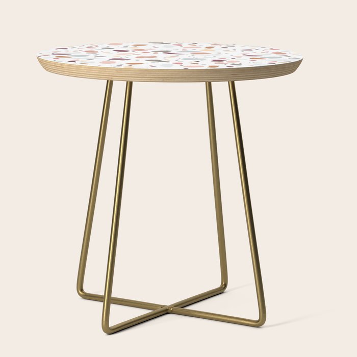 Terrazzo marble pattern Side Table Gallery Image 1