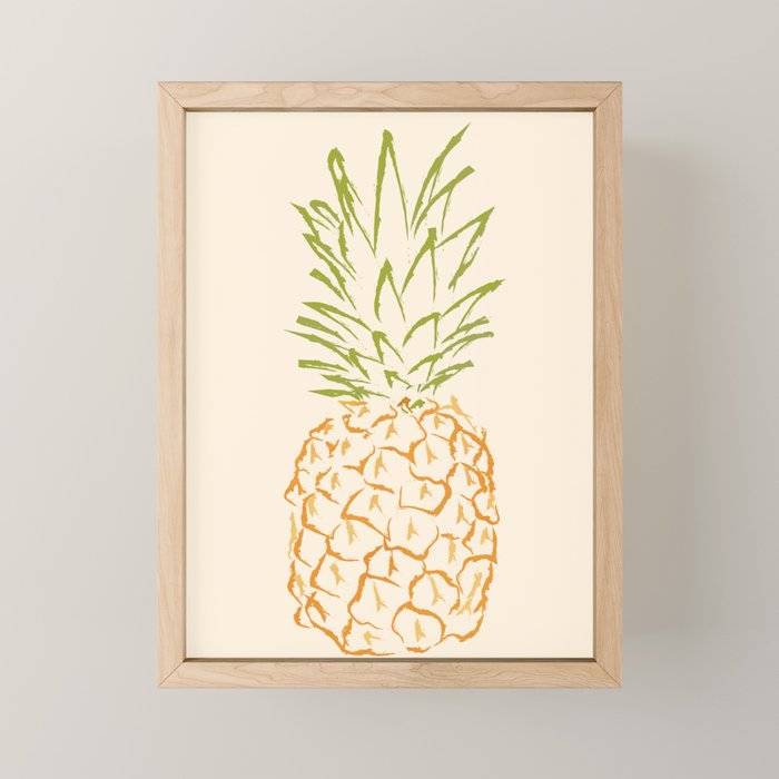 Pineapple Mini Art Print Gallery Image 1