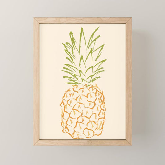 Pineapple Mini Art Print Gallery Image 1
