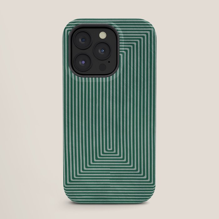Green Black Abstract Geometric Design Artwork iPhone Case Gallery Image 27