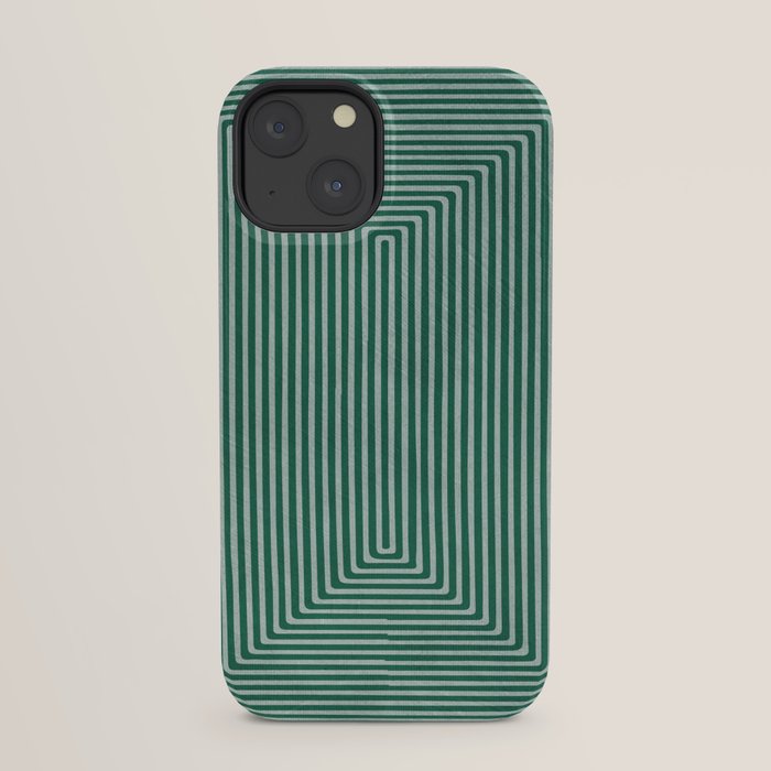 Green Black Abstract Geometric Design Artwork iPhone Case Gallery Image 29