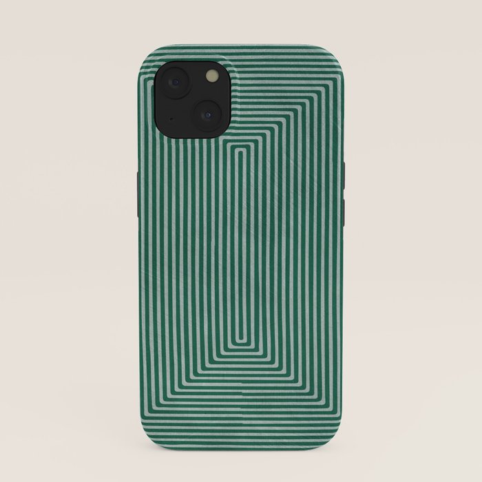 Green Black Abstract Geometric Design Artwork iPhone Case Gallery Image 37