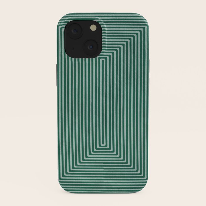 Green Black Abstract Geometric Design Artwork iPhone Case Gallery Image 38