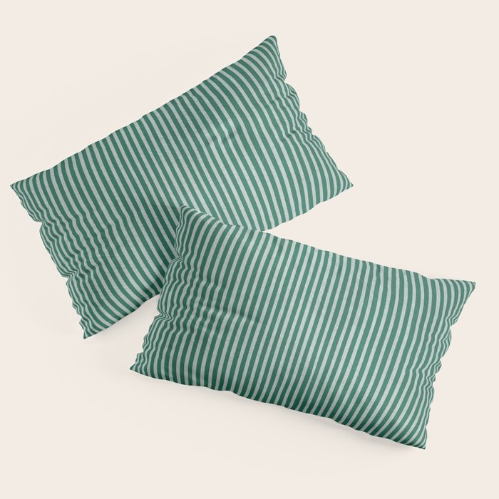 Green Black Abstract Geometric Design Artwork Pillow Sham Gallery Image 4