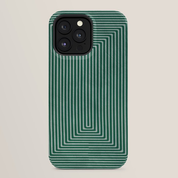 Green Black Abstract Geometric Design Artwork iPhone Case Gallery Image 24