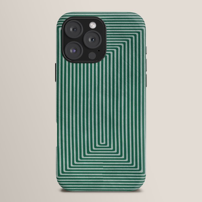 Green Black Abstract Geometric Design Artwork iPhone Case Gallery Image 16