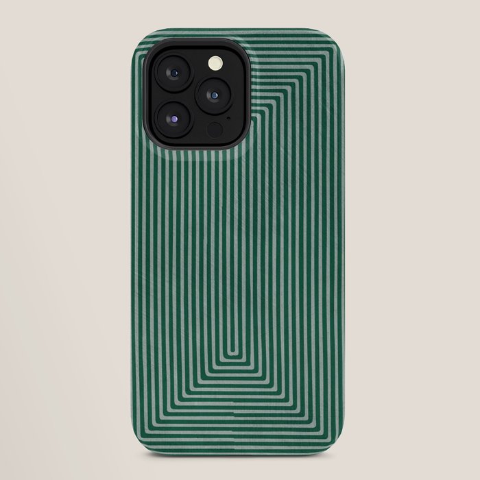 Green Black Abstract Geometric Design Artwork iPhone Case Gallery Image 28
