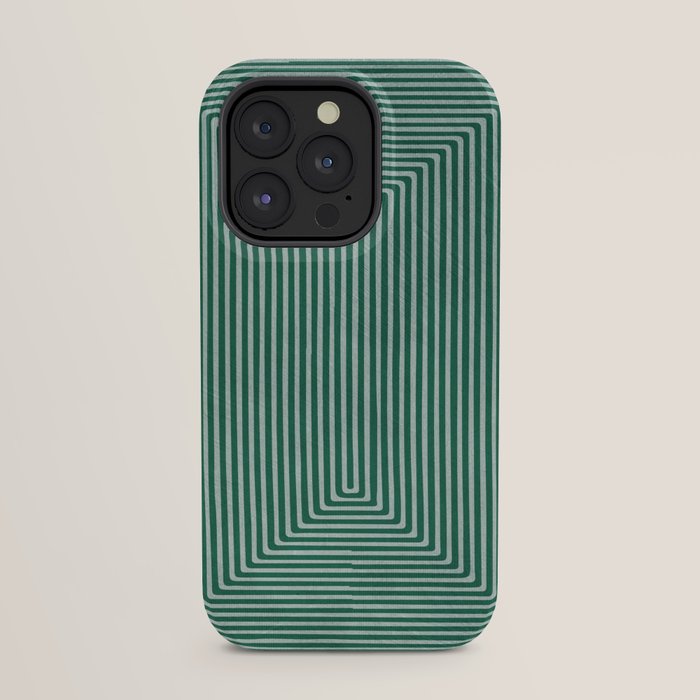 Green Black Abstract Geometric Design Artwork iPhone Case Gallery Image 23