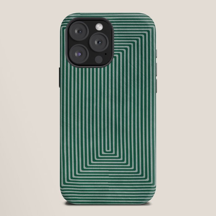 Green Black Abstract Geometric Design Artwork iPhone Case Gallery Image 12