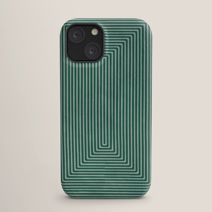 Green Black Abstract Geometric Design Artwork iPhone Case Gallery Image 17