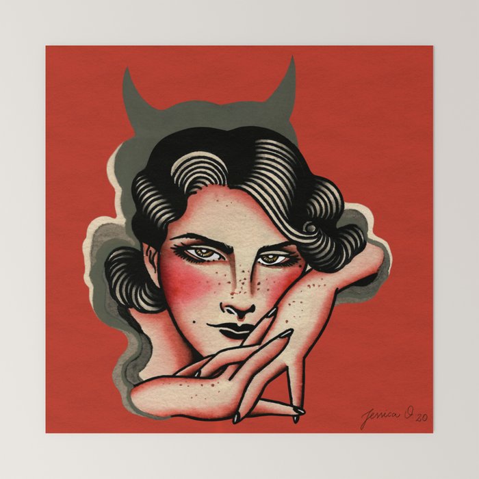 Evil Woman (Don't you play your games on me) Mini Art Print Gallery Image 6