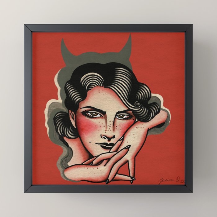 Evil Woman (Don't you play your games on me) Mini Art Print Gallery Image 3